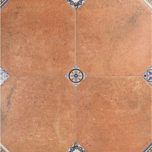 Керамогранит El Molino Manises Decor Cuero матовый коричневый 58x58 см