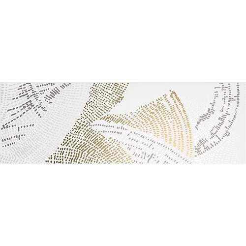 Керамическая плитка Domino Dec. Diamond draw white gold белый 20х60 см