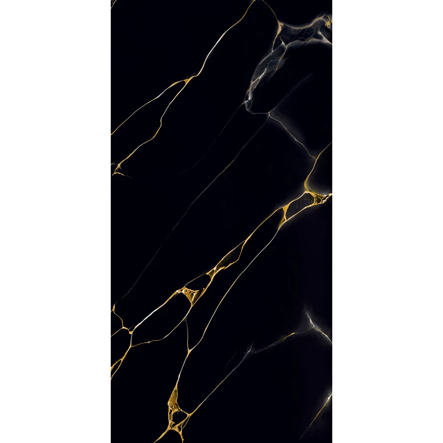 Керамогранит Seratonia Glossy Serato Blac черный 120х60 см