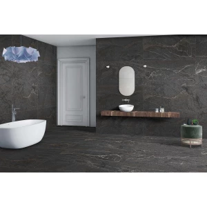 Керамогранит Realistik Alexandria Nero Sugar Carving 120х60 см