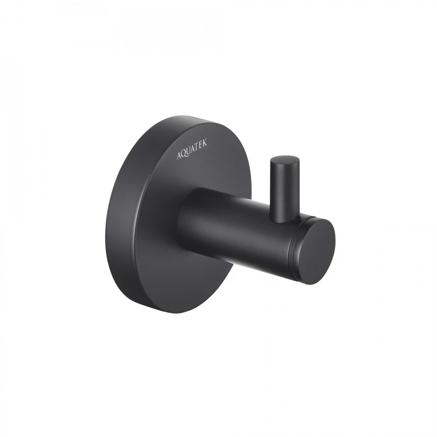 Крючок Aquatek Европа матовый черный AQ4101MB