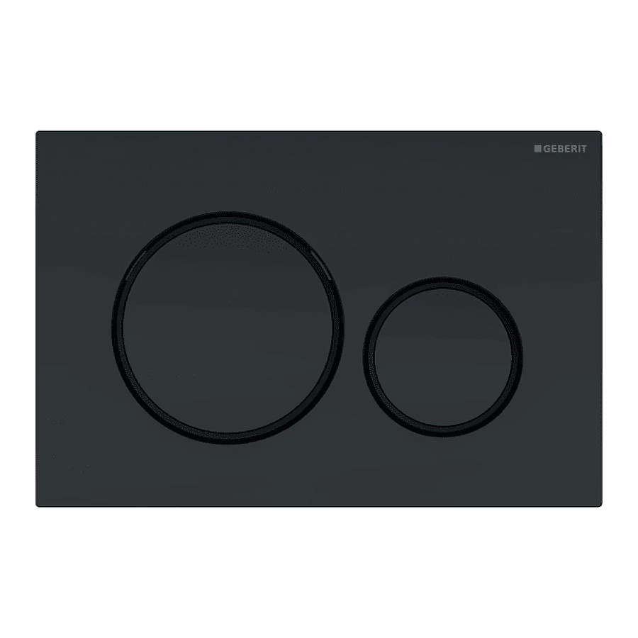 Смывная клавиша Geberit Sigma 20 черный матовый 115.882.16.1