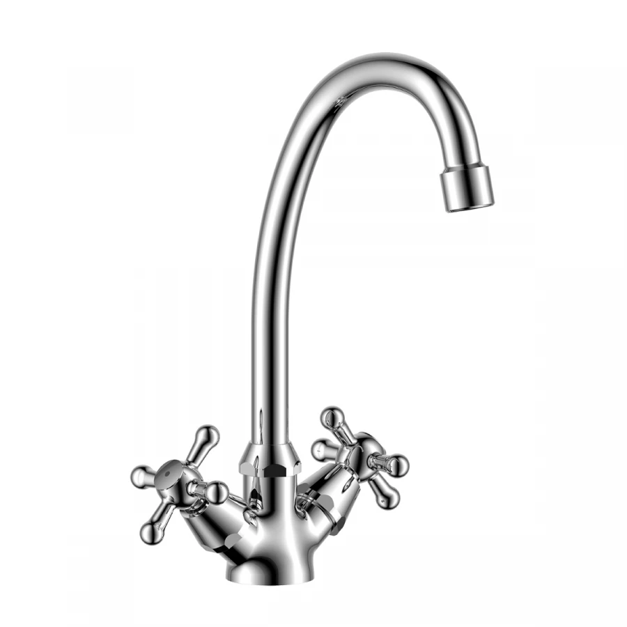 Смеситель для кухонной мойки Rossinka Y Y02-71 хром