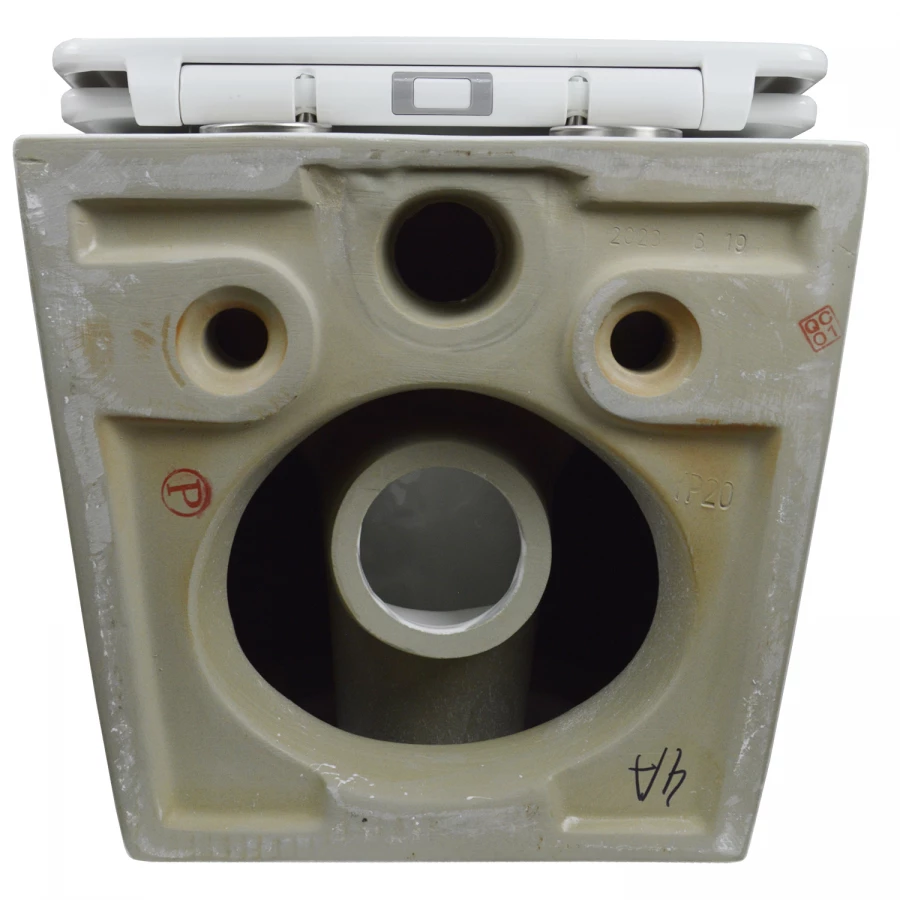 Унитаз подвесной Azario Fatto безободковый c быстросъемным сиденьем микролифт AZ-1049WS 36х48х35 см