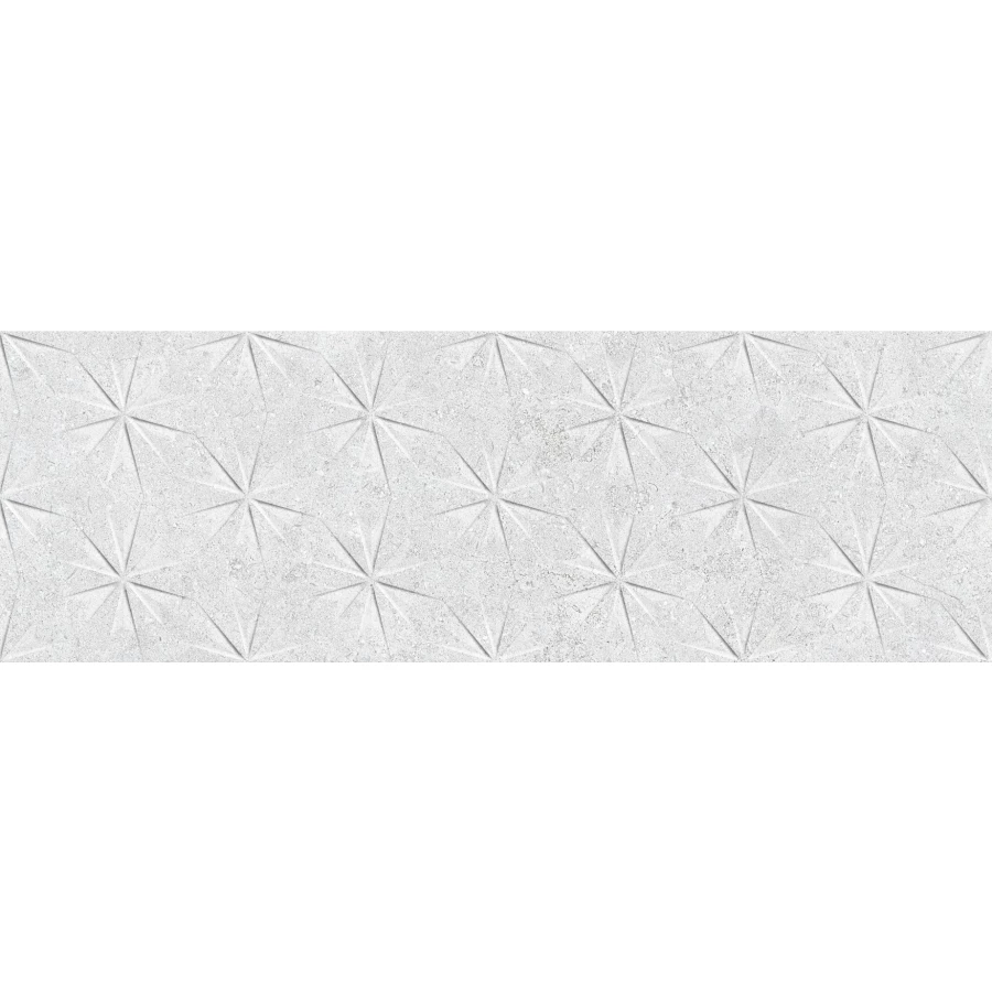 Плитка Saloni Markthal Graphic Light матовая белая 90x30 см