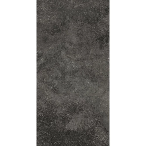 Керамогранит La Platera Millstone Black полуматовый черный 120х60 см