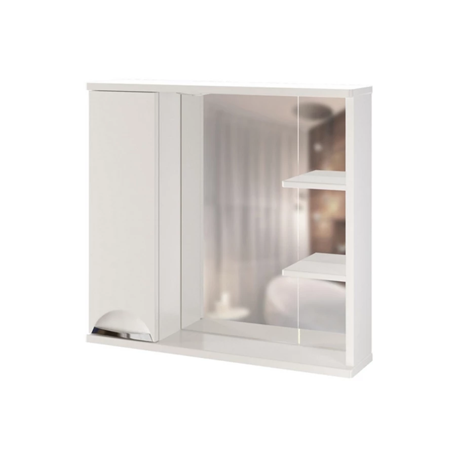 Зеркало-шкаф Mixline навесной с подсветкой Этьен-75 левый 534831