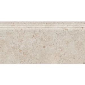 Ступень из керамогранита Kerama Marazzi Про Лаймстоун матовая темно-бежевая DD205420R/GR 60х30 см