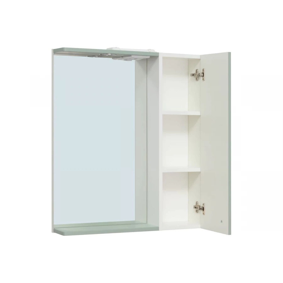 Зеркальный шкаф Runo Римини 65 правый мята 00-00001277 65x75 см