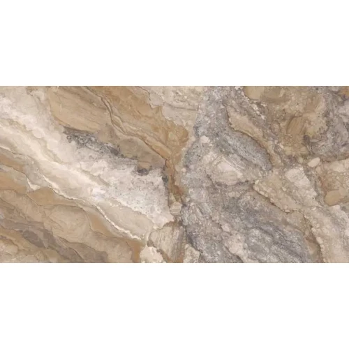 Керамогранит Lafaenza Oro OR ILL 9018 LP глянцевый коричневый 180х90 см