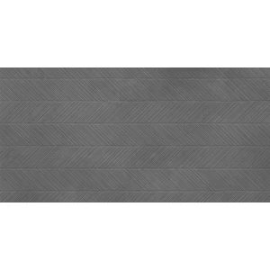 Керамогранит LCM Невел темно-серый зип / Nevel Graphite Zip матовый карвинг 60120NEV17M 120х60 см