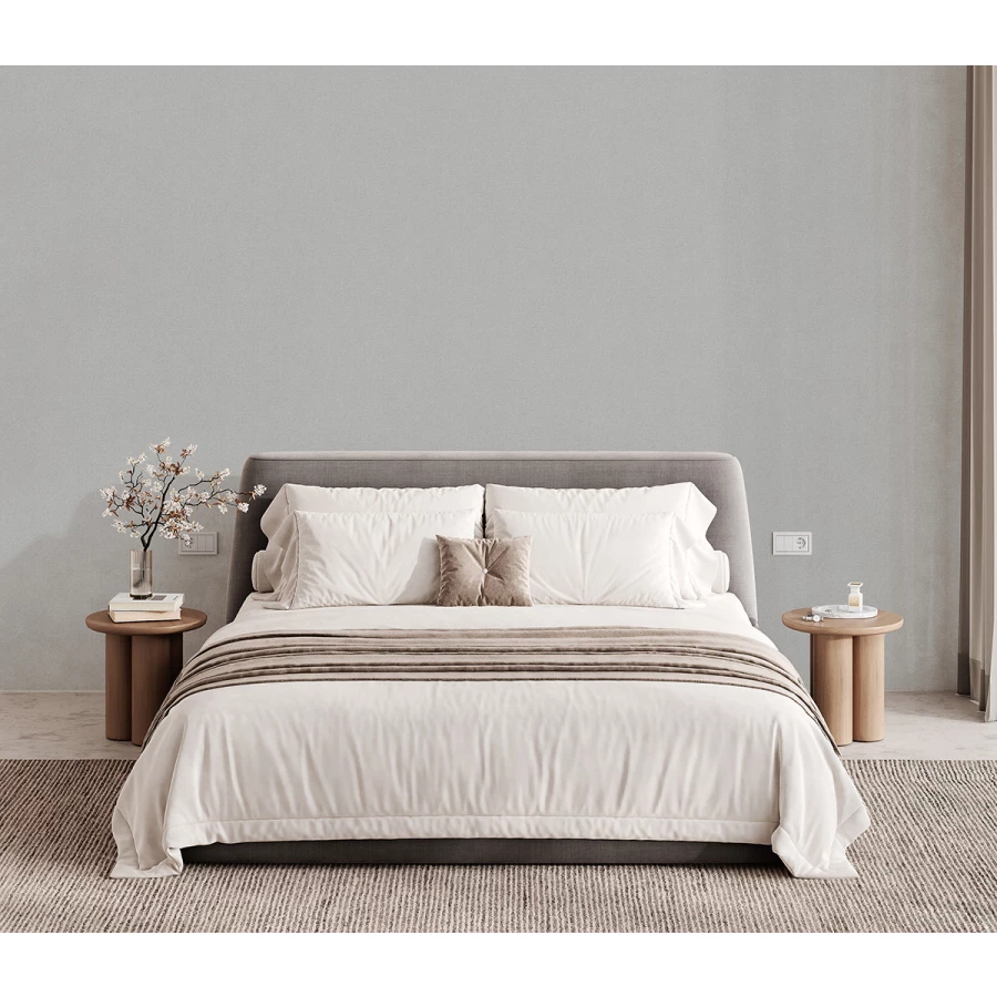 Обои флизелиновые Аспект Deluxe Текстиль Deluxe серые 70681-41 1,06х10,05 м