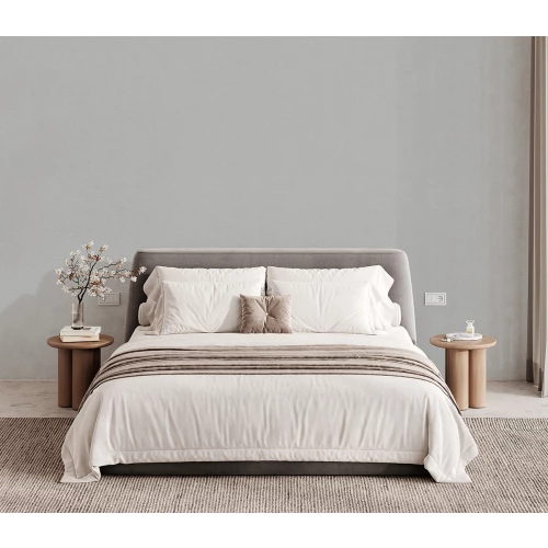 Обои флизелиновые Аспект Deluxe Текстиль Deluxe серые 70681-41 1,06х10,05 м