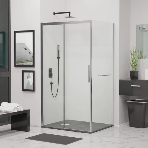 Душевой уголок RGW LE-41-1 LE-12 + Z-060-2 Прозрачное 341241104-011 140х100 см