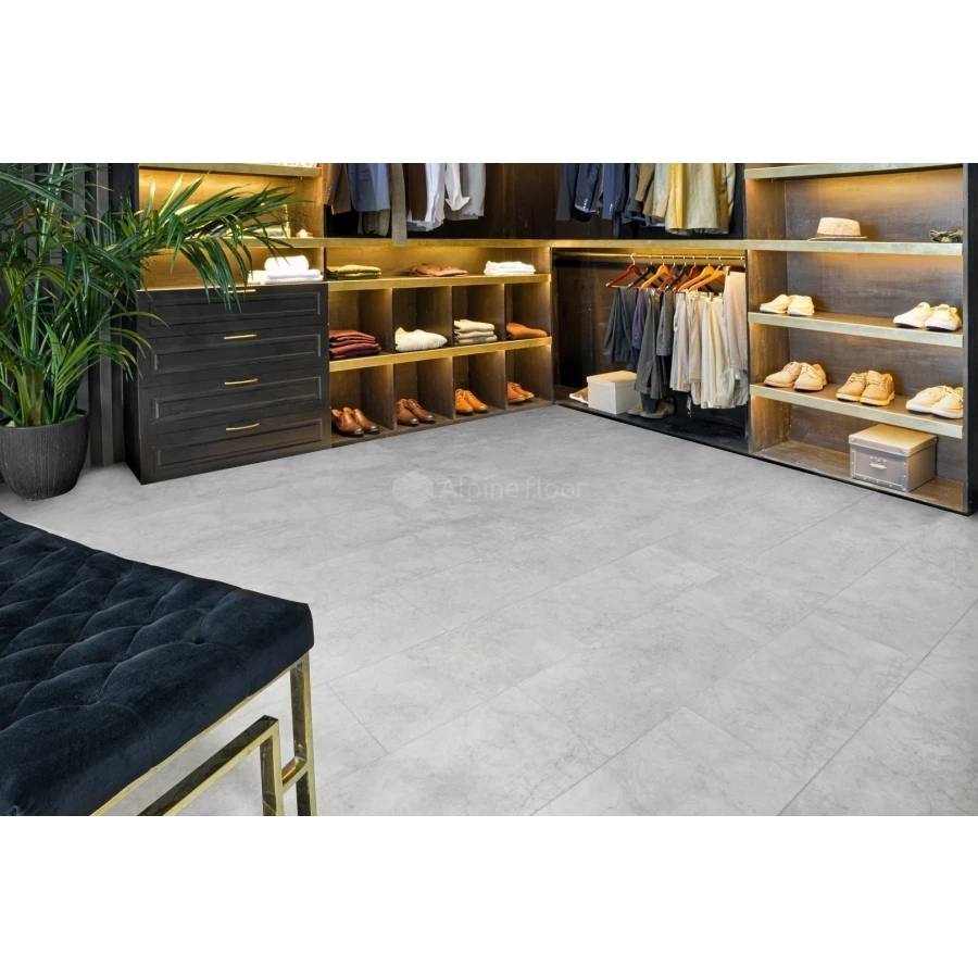 Каменный SPC ламинат Alpine Floor Stone Mineral Core без подложки Элдгея ЕСО 4-16 43 класс 4 мм 2.232 кв.м 60.96х30.48 см