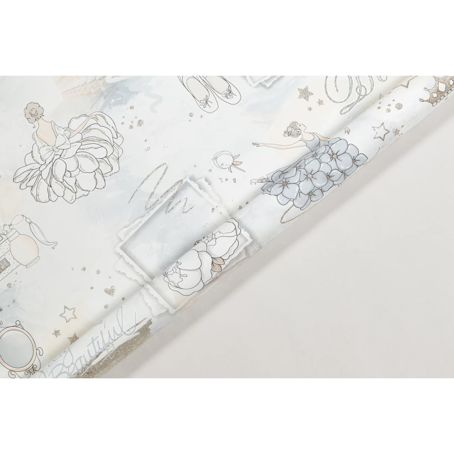 Обои флизелиновые Palitra Home HomeColor Ballet бежевые HC71905-41 1,06х10,05 м