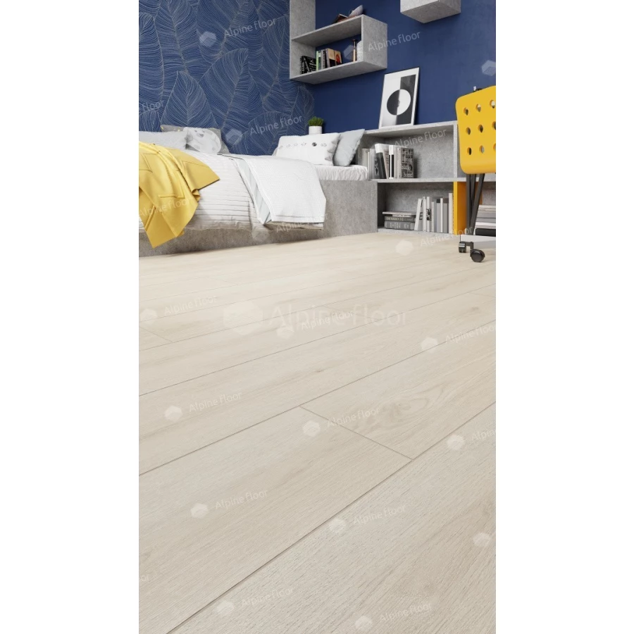 Ламинат Alpine Floor by Classen Aqua Life древесная структура Дуб Петербург LF103-04 33 класс 8 мм 1.97 кв.м 128.5х19.2 см