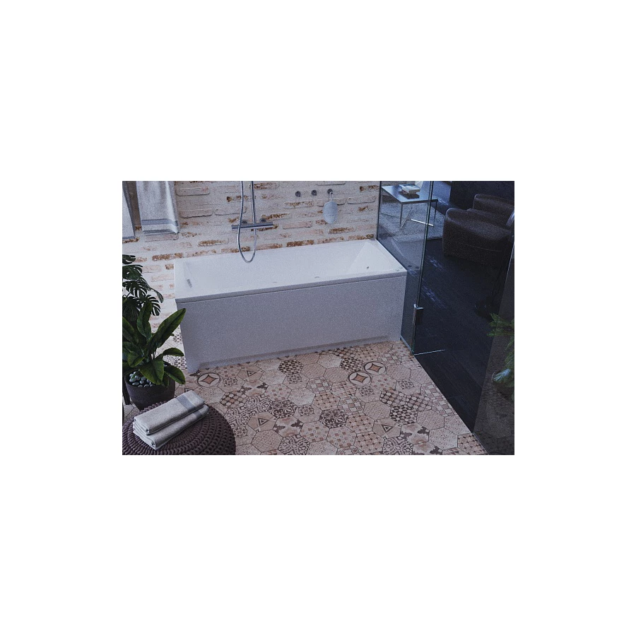Ванна акриловая Azario Enrica прямоугольная AV.0030160 160x70 см