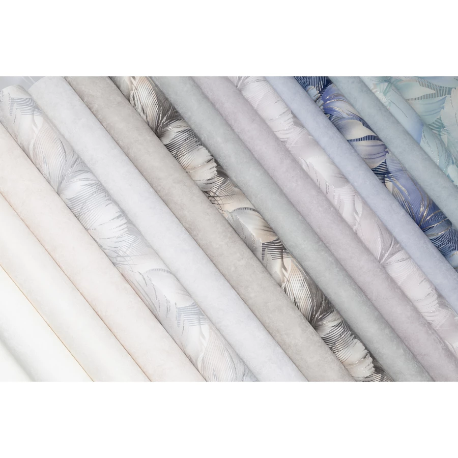 Обои флизелиновые Palitra Home Aura HomeColor серые HC72172-45 1,06х10,05 м