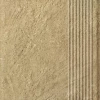 Ступень Paradyz Eremite Beige Stopnica Prosta Struktura Mat B1a матовая бежевая 60х30 см