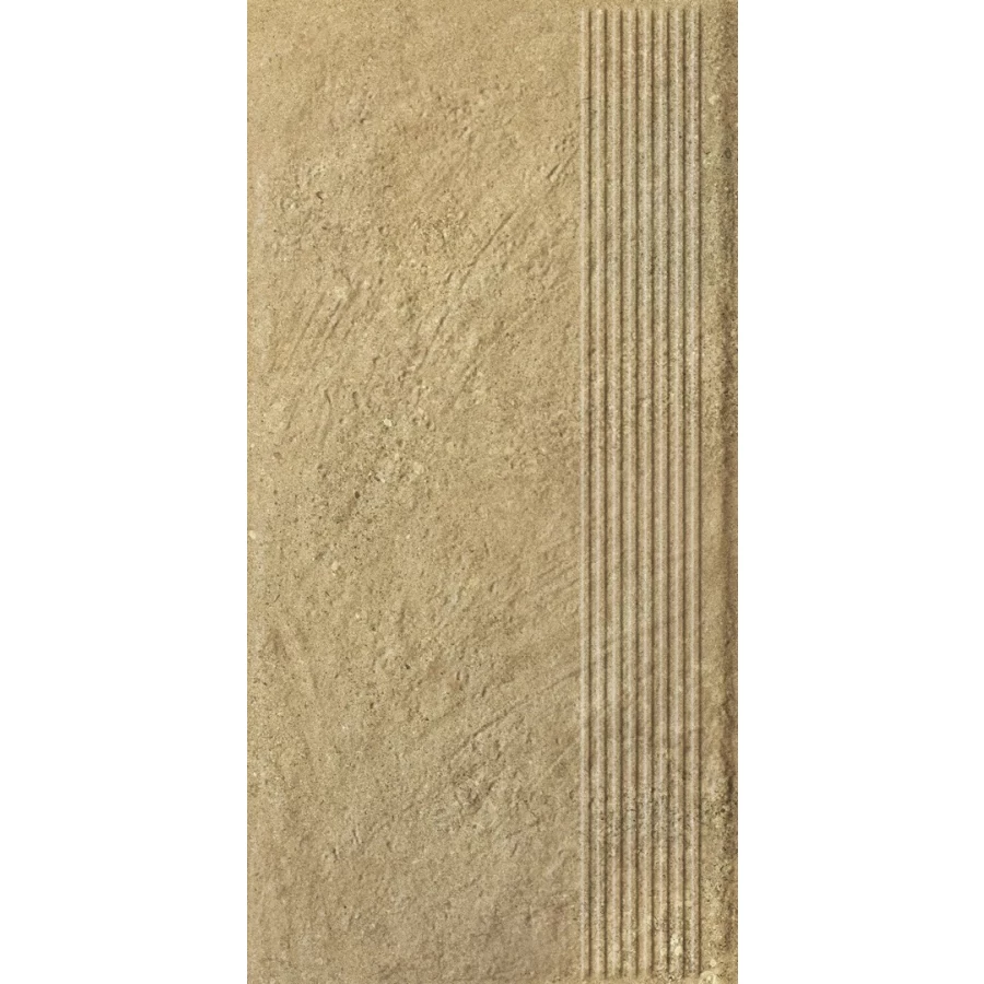 Ступень Paradyz Eremite Beige Stopnica Prosta Struktura Mat B1a матовая бежевая 60х30 см