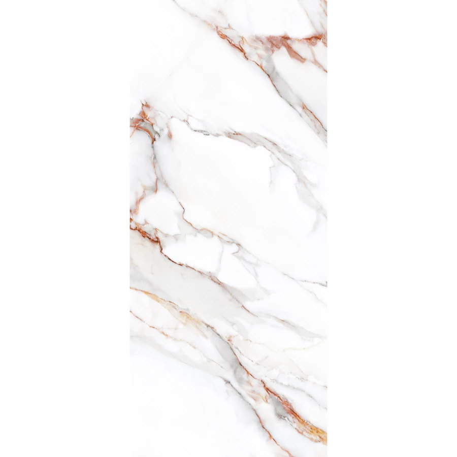 Керамогранит StaroSlabs Polished Beldia Bianco глянцевый белый 280х120 см