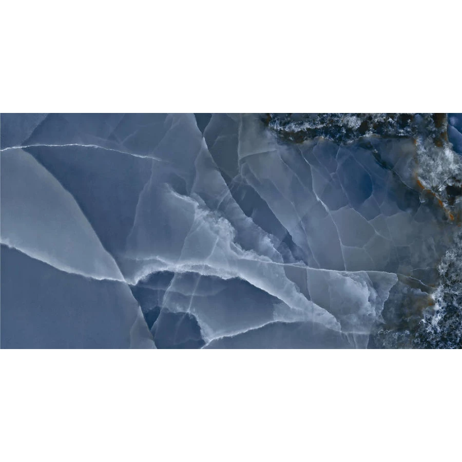 Керамогранит ITC Agate Blue Polished глянцевый синий 120х60 см