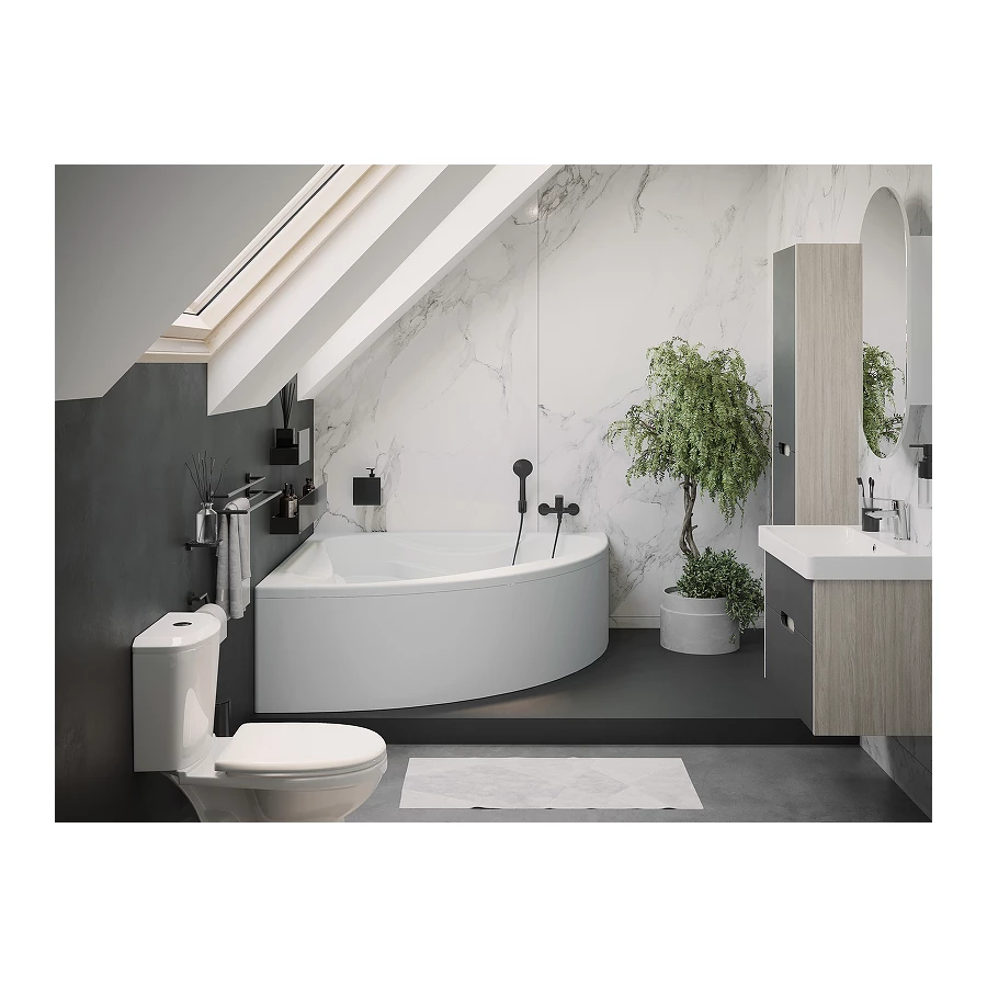 Ванна акриловая Santek Сан-Паулу симметричная белая 1.WH30.2.399 150х150 см