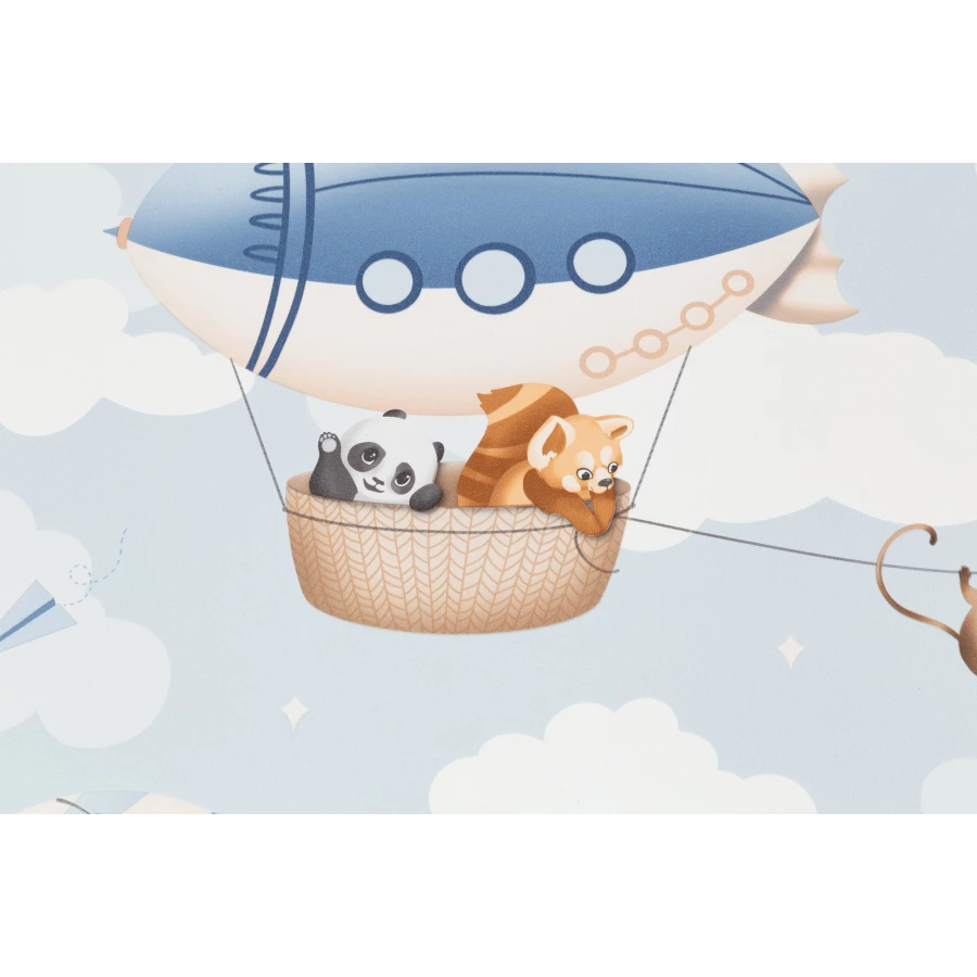 Обои флизелиновые Palitra Home Zoo Child HomeColor голубые HC72270-16 1,06х10,05 м