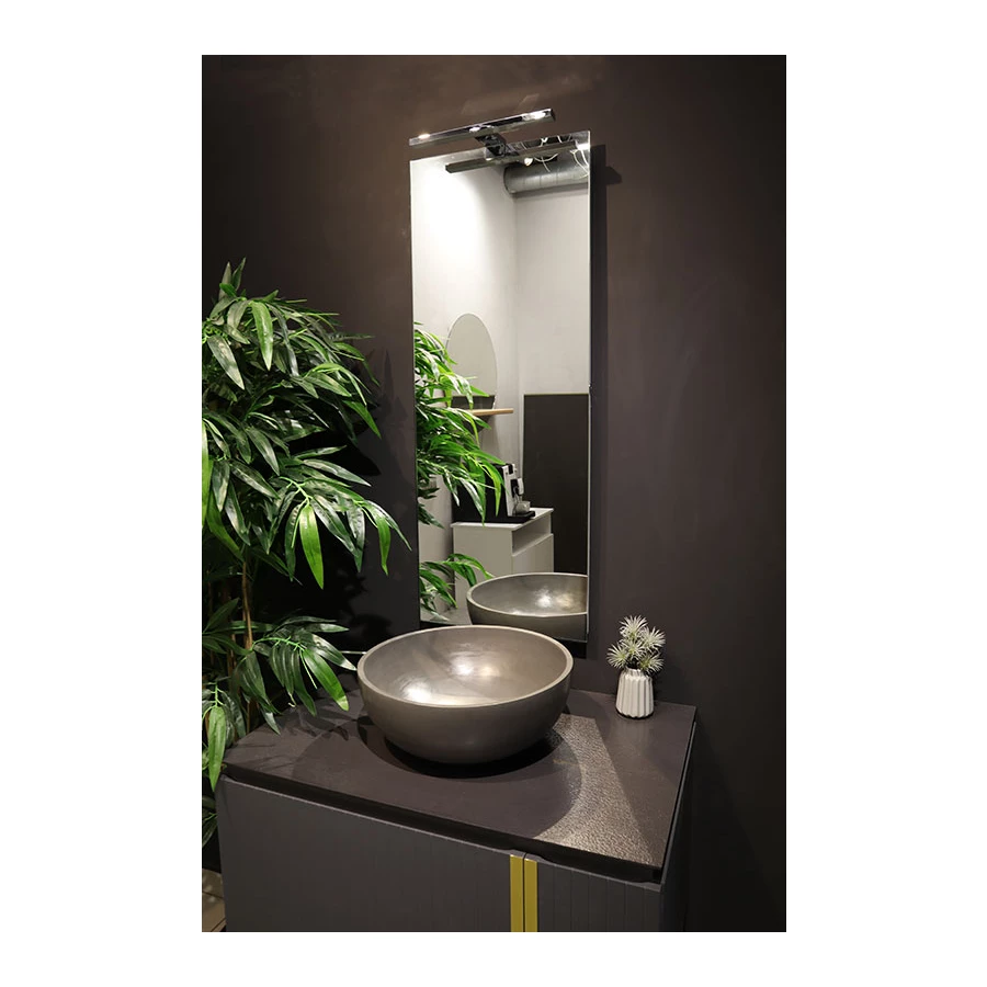 Зеркало Azario Люмьер c подсветкой и диммером сенсорный выключатель светильник в комплекте LED-00002518 40х102.5 см