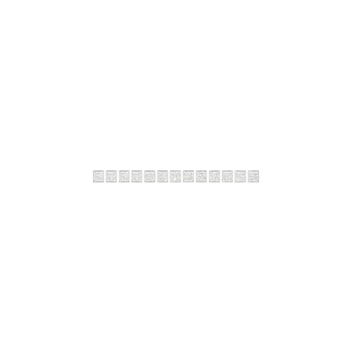 Карандаш Kerama Marazzi Бисер белый серебро POF001 20х1,4