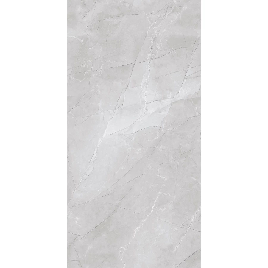 Керамогранит Seratonia Glossy Jordan Bianco серый 120х60 см