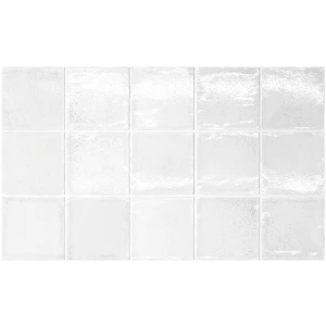Плитка керамическая Equipe Алтея Вхите / Altea White глянцевая белая 27599 10х10 см