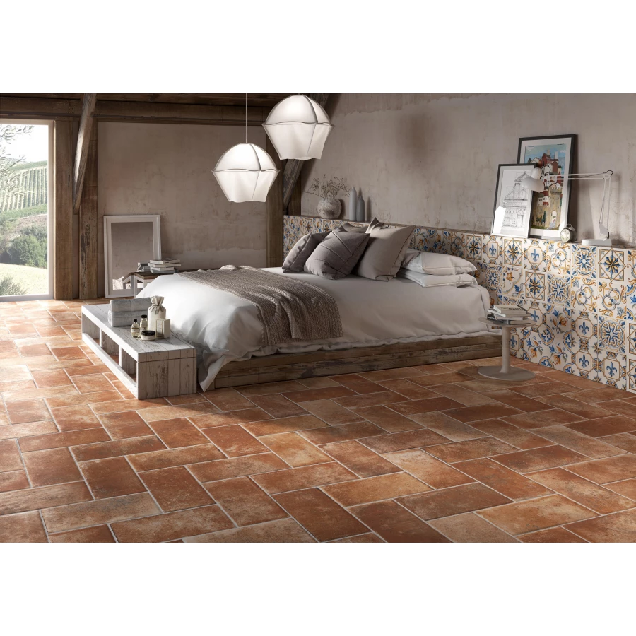 Керамогранит Sadon Tuscany Tuscany Montalcino матовый коричневый J87419 40,6х20,3 см
