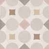 Керамогранит Harmony Peronda Patterns Pink Geometric матовый многоцветный 3386036508 22,3х22,3 см