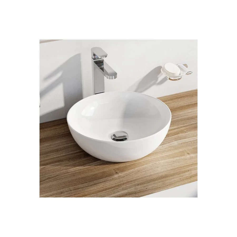 Умывальник Ravak Uni 400 Slim керамический белый 40x40 см