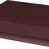 Ступень Paradyz Cloud Brown Stopnica Prosta матовая коричневая 29,5х29,5 см