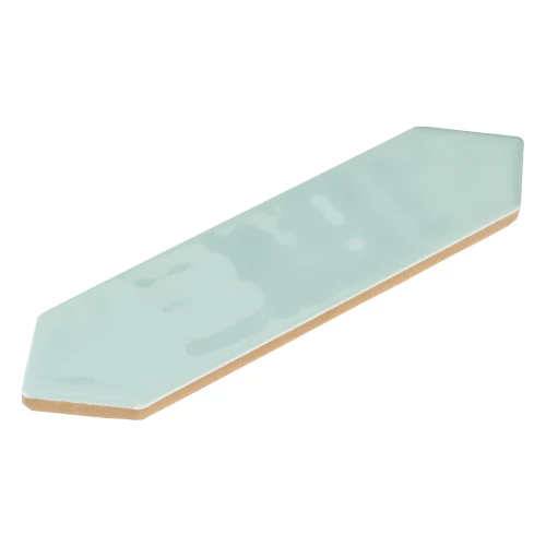 Плитка настенная Smile Tile Пиcкет Аqуа / Picket Aqua глянцевая голубая 44199319 30х7,5 см