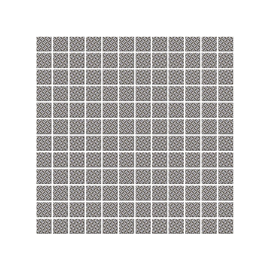 Плитка настенная Kerama Marazzi Кастелло орнамент серый 29,8х29,8 см