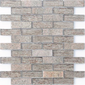 Мозаика из стекла и натурального камня LeeDo Ceramica Corcovado коричневый 29,8x29,8 см