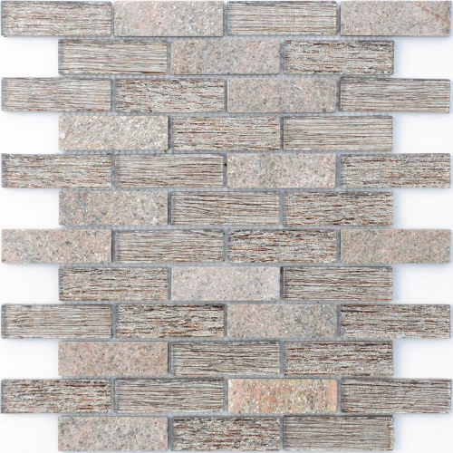 Мозаика из стекла и натурального камня LeeDo Ceramica Corcovado коричневый 29,8x29,8 см