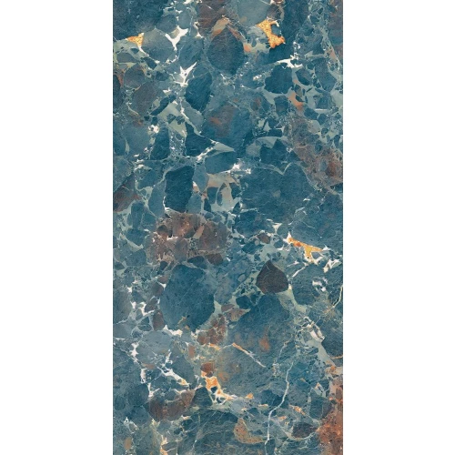 Керамогранит Seron Alicante Aqua Exotic глянцевый голубой SN74951 160х80 см