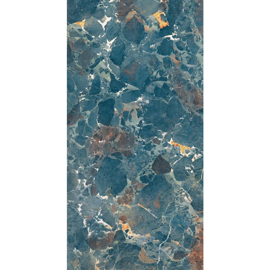 Керамогранит Seron Alicante Aqua Exotic глянцевый голубой SN74951 160х80 см