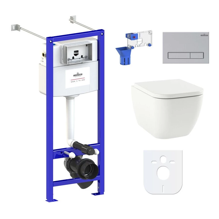 Унитаз Lavinia Boho Relfix One Rimless 87050159 (комплект 7 в 1)