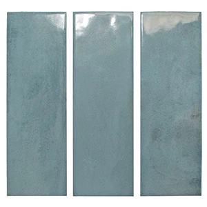 Плитка настенная DNA Calema Ocean Gloss глянцевая синяя 16х5,2 см