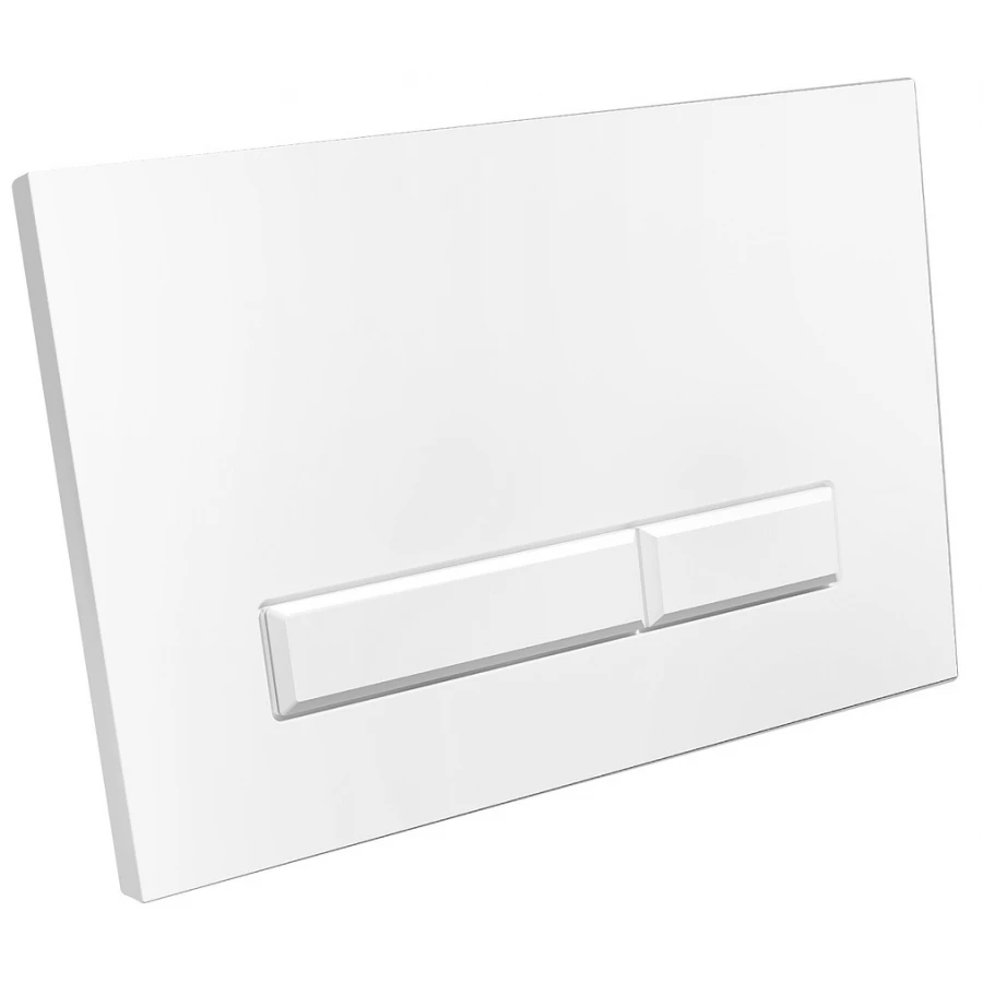 Пластиковая клавиша смыва Lavinia Boho RelFix 3805001W, c антибактериальным покрытием SanitiZed, цвет белый