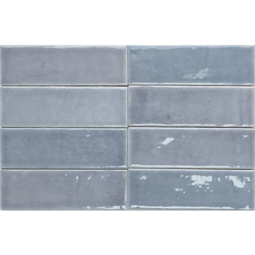 Плитка керамическая WOW Колор Ноутс Виола / Colour Notes Viola глянцевая синяя 132969 12,4х4 см