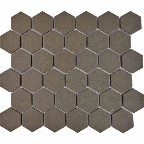 Мозаика из керамогранита Pixel mosaic Керамическая мозаика прокрашенного в массе чип 51х59 мм сетка Pix622 32,5х28,2 см