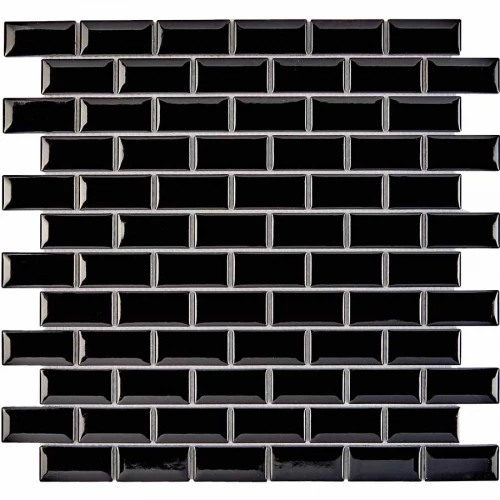 Мозаика из керамогранита Pixel mosaic Керамическая мозаика чип 23х48 мм сетка Pix 601 30х30 см