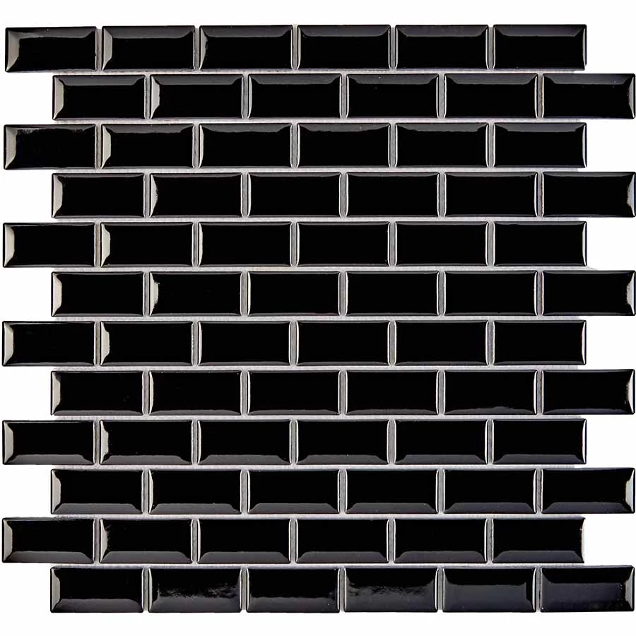 Мозаика из керамогранита Pixel mosaic Керамическая мозаика чип 23х48 мм сетка Pix 601 30х30 см